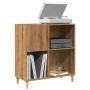 Mueble para discos madera ingeniería roble artisan 84,5x38x89cm de , Almacenamiento para CD y DVD - Ref: Foro24-857172, Preci...