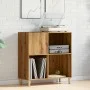 Mueble para discos madera ingeniería roble artisan 84,5x38x89cm by , CD and DVD storage - Ref: Foro24-857172, Price: 104,46 €...