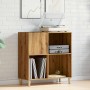 Mueble para discos madera ingeniería roble artisan 84,5x38x89cm de , Almacenamiento para CD y DVD - Ref: Foro24-857172, Preci...