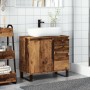 Mueble de lavabo madera de ingeniería envejecida 65x33x60 cm de , Muebles de baño - Ref: Foro24-857229, Precio: 105,90 €, Des...
