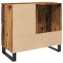 Mueble de lavabo madera de ingeniería envejecida 65x33x60 cm de , Muebles de baño - Ref: Foro24-857229, Precio: 105,90 €, Des...