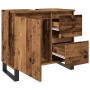 Mueble de lavabo madera de ingeniería envejecida 65x33x60 cm de , Muebles de baño - Ref: Foro24-857229, Precio: 105,90 €, Des...