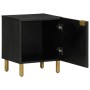 Mesitas de noche 2 uds madera maciza de mango negro 40x33x46 cm de , Mesitas de noche - Ref: Foro24-4017645, Precio: 94,88 €,...