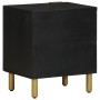 Mesitas de noche 2 uds madera maciza de mango negro 40x33x46 cm de , Mesitas de noche - Ref: Foro24-4017645, Precio: 94,88 €,...