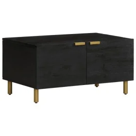 Mesa de centro madera contrachapada negro 80x50x40 cm by , Coffee table - Ref: Foro24-4017653, Price: 109,72 €, Discount: %