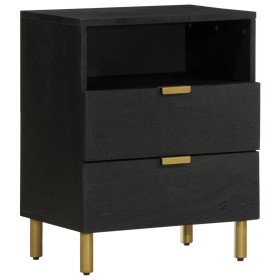 Mesita de noche madera de ingeniería negra 50x33x62 cm de , Mesitas de noche - Ref: Foro24-4017658, Precio: 90,70 €, Descuent...