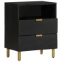 Mesita de noche madera de ingeniería negra 50x33x62 cm de , Mesitas de noche - Ref: Foro24-4017658, Precio: 90,70 €, Descuent...