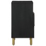 Mesita de noche madera de ingeniería negra 50x33x62 cm de , Mesitas de noche - Ref: Foro24-4017658, Precio: 90,70 €, Descuent...