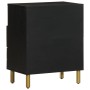 Mesita de noche madera de ingeniería negra 50x33x62 cm de , Mesitas de noche - Ref: Foro24-4017658, Precio: 90,70 €, Descuent...