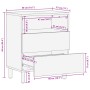 Mesita de noche madera de ingeniería negra 50x33x62 cm de , Mesitas de noche - Ref: Foro24-4017658, Precio: 90,70 €, Descuent...