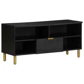 Mueble de TV madera de ingeniería negro 100x33x46 cm von , CD- und DVD-Speicher - Ref: Foro24-4017664, Preis: 97,20 €, Rabatt: %
