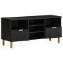 Mueble de TV madera de ingeniería negro 100x33x46 cm de , Almacenamiento para CD y DVD - Ref: Foro24-4017666, Precio: 110,92 ...