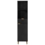 Mueble de baño de madera maciza de mango negro 38x33x160 cm de , Muebles de baño - Ref: Foro24-4017670, Precio: 165,12 €, Des...