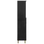 Mueble de baño de madera maciza de mango negro 38x33x160 cm de , Muebles de baño - Ref: Foro24-4017670, Precio: 165,12 €, Des...
