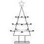 Árbol de Navidad para decoración metal negro 105 cm de , Arboles de navidad - Ref: Foro24-4018963, Precio: 28,28 €, Descuento: %
