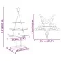 Árbol de Navidad para decoración metal negro 105 cm de , Arboles de navidad - Ref: Foro24-4018963, Precio: 28,28 €, Descuento: %
