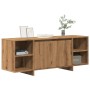 Mueble de TV madera de ingeniería roble artisan 130x35x50 cm de , Muebles TV - Ref: Foro24-856789, Precio: 104,04 €, Descuent...