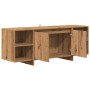 Mueble de TV madera de ingeniería roble artisan 130x35x50 cm de , Muebles TV - Ref: Foro24-856789, Precio: 104,04 €, Descuent...