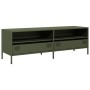 Mueble TV acero laminado en frío verde oliva 135x39x43,5 cm de , Muebles TV - Ref: Foro24-851338, Precio: 139,09 €, Descuento: %