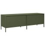 Mueble TV acero laminado en frío verde oliva 135x39x43,5 cm de , Muebles TV - Ref: Foro24-851338, Precio: 139,09 €, Descuento: %