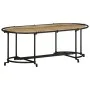Mesa de centro madera maciza de mango rugosa 110x55x40 cm de , Mesas de centro - Ref: Foro24-4013497, Precio: 88,85 €, Descue...