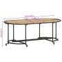 Mesa de centro madera maciza de mango rugosa 110x55x40 cm de , Mesas de centro - Ref: Foro24-4013497, Precio: 76,18 €, Descue...