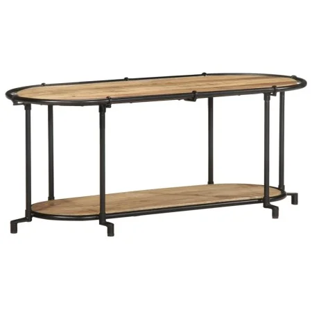 Mueble de TV madera maciza de mango rugosa 100x42x40 cm de , Almacenamiento para CD y DVD - Ref: Foro24-4013488, Precio: 78,8...