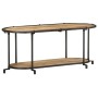 Mueble de TV madera maciza de mango rugosa 100x42x40 cm de , Almacenamiento para CD y DVD - Ref: Foro24-4013488, Precio: 67,5...