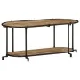 Mueble de TV madera maciza de mango rugosa 100x42x40 cm de , Almacenamiento para CD y DVD - Ref: Foro24-4013488, Precio: 78,8...