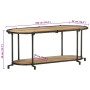 Mueble de TV madera maciza de mango rugosa 100x42x40 cm de , Almacenamiento para CD y DVD - Ref: Foro24-4013488, Precio: 67,5...