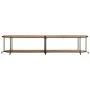 Mueble de TV madera maciza de acacia 200x42x40 cm de , Almacenamiento para CD y DVD - Ref: Foro24-4013495, Precio: 131,27 €, ...