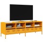 Mueble para TV acero laminado en frío amarillo 135x39x43,5 cm de , Muebles TV - Ref: Foro24-851331, Precio: 159,87 €, Descuen...