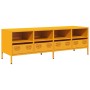 Mueble para TV acero laminado en frío amarillo 135x39x43,5 cm de , Muebles TV - Ref: Foro24-851331, Precio: 159,87 €, Descuen...