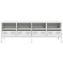 Mueble para TV acero laminado en frío blanco 135x39x43,5 cm de , Muebles TV - Ref: Foro24-851333, Precio: 117,41 €, Descuento: %