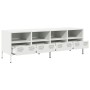 Mueble para TV acero laminado en frío blanco 135x39x43,5 cm de , Muebles TV - Ref: Foro24-851333, Precio: 117,41 €, Descuento: %