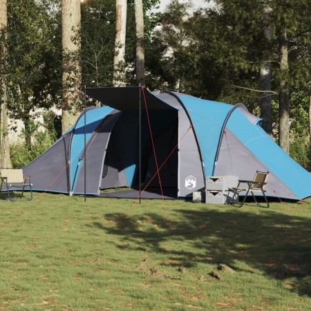Tienda de campaña familiar iglú 6 personas impermeable azul de , Tiendas de campaña - Ref: Foro24-4009387, Precio: 259,59 €, ...