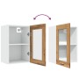 Armario vitrina colgante madera roble artisian 40x31x60 cm de , Armarios de cocina - Ref: Foro24-856099, Precio: 45,75 €, Des...