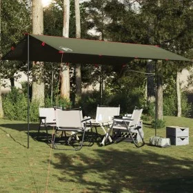 Lona de camping impermeable verde oliva 506x306 cm de , Tiendas de campaña - Ref: Foro24-4009600, Precio: 40,18 €, Descuento: %