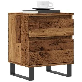 Mesitas de noche 2 uds madera ingeniería envejecida 40x35x50 cm by , Nightstands - Ref: Foro24-857437, Price: 94,32 €, Discou...