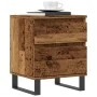 Mesitas de noche 2 uds madera ingeniería envejecida 40x35x50 cm by , Nightstands - Ref: Foro24-857437, Price: 94,32 €, Discou...