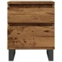 Mesitas de noche 2 uds madera ingeniería envejecida 40x35x50 cm by , Nightstands - Ref: Foro24-857437, Price: 94,32 €, Discou...
