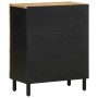Aparador de madera maciza de mango rugosa 60x33,5x75 cm de , Taquillas y armarios de almacenamiento - Ref: Foro24-4018631, Pr...