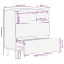 Mesita de noche madera maciza de mango rugosa negro 50x33x62 cm de , Mesitas de noche - Ref: Foro24-4018638, Precio: 95,64 €,...