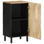 Aparador de madera maciza de mango rugosa 40x33,5x75 cm de , Almacenamiento para CD y DVD - Ref: Foro24-4018652, Precio: 83,9...
