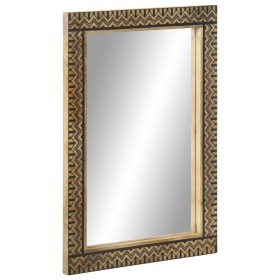 Espejo de baño madera maciza de mango y vidrio 50x70 cm de , Muebles de baño - Ref: Foro24-4018659, Precio: 64,07 €, Descuent...