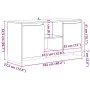 Mueble de TV madera de ingeniería envejecida 102x37,5x52,5 cm de , Muebles TV - Ref: Foro24-856782, Precio: 86,32 €, Descuent...