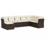 Set sofás de jardín 8 piezas y cojines ratán sintético marrón de , Conjuntos de jardín - Ref: Foro24-3325339, Precio: 527,06 ...