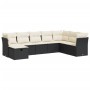 Set de sofás de jardín y cojines 8 piezas ratán sintético negro de , Conjuntos de jardín - Ref: Foro24-3325332, Precio: 474,2...