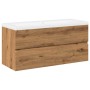 Mueble con lavabo integrado roble artesanal 101x39,5x49 cm de , Tocadores de baño - Ref: Foro24-3328928, Precio: 329,18 €, De...
