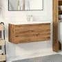 Mueble con lavabo integrado roble artesanal 101x39,5x49 cm de , Tocadores de baño - Ref: Foro24-3328928, Precio: 314,20 €, De...
